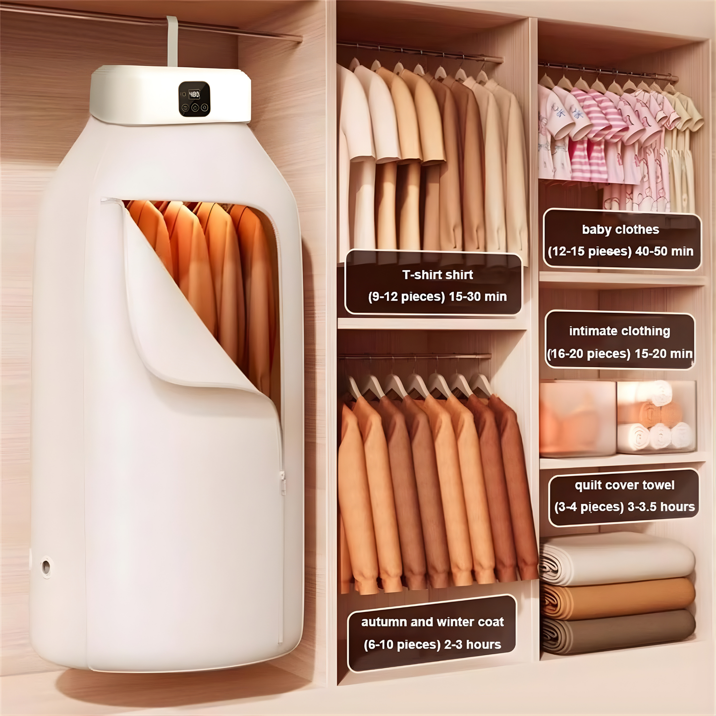 Portable Garment Dryer with UV Hygiene